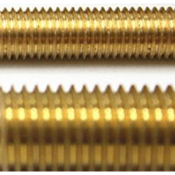 Barra filettata ottone diam.mm. 5 lunghezza mt. 1,0